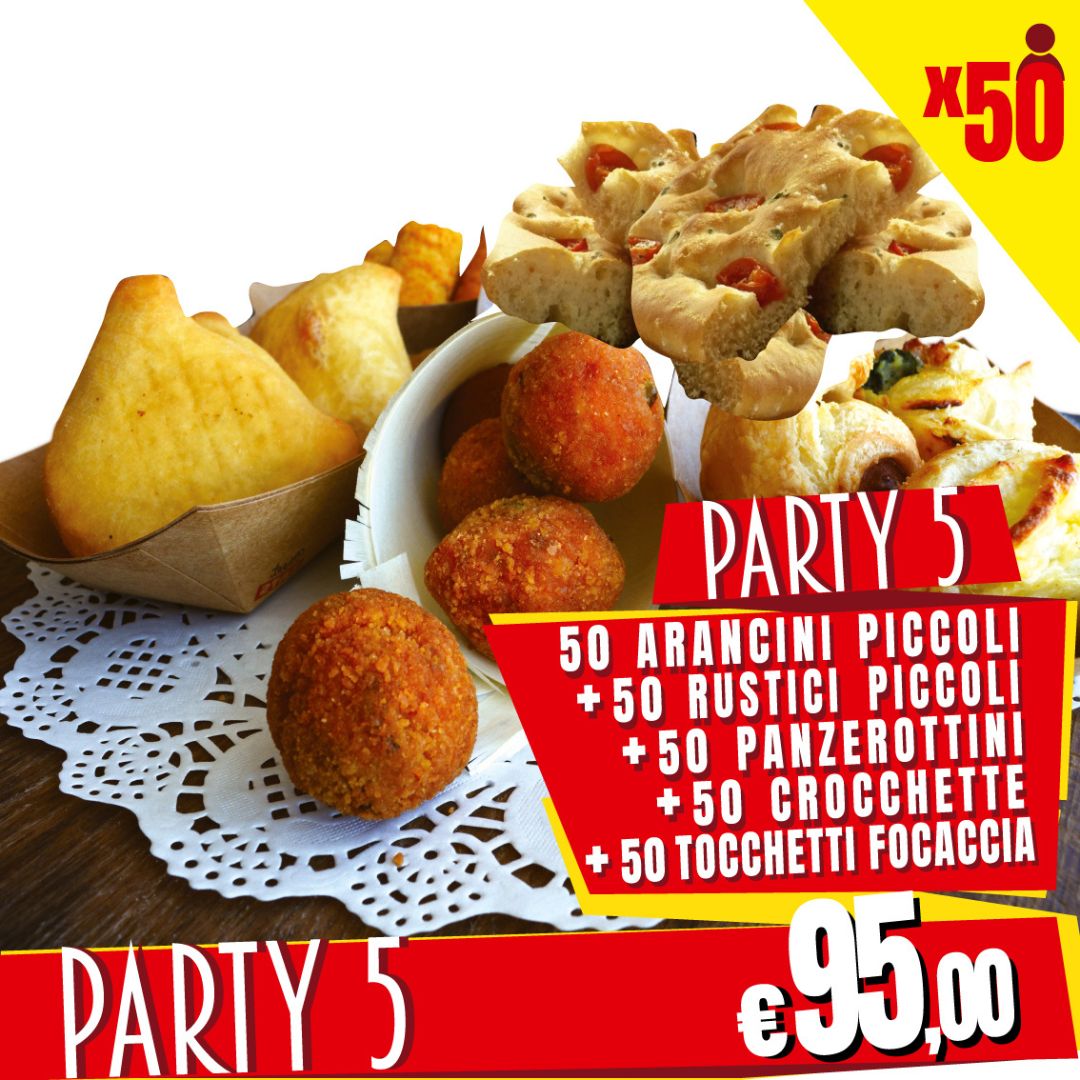 S.E.MENU PARTY5 PER 50 PERSONE